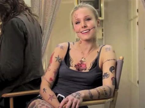 kristen bell tattoo|The Truth About Kristen Bells Tattoos: Funny or Dies。